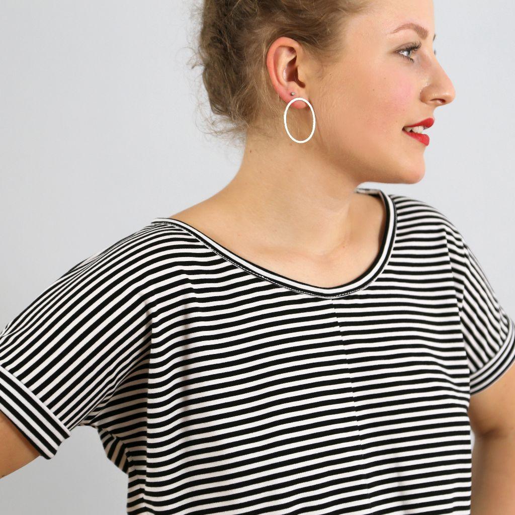 Papierschnittmuster Knotenshirt Frau Bille XS-L
